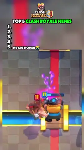 Top 5 clash Royale memes #top5 #clashroyale #memes 