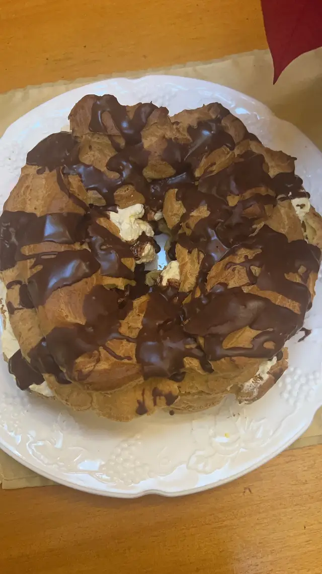 Delicious I made a whip cream filling!! #delish 