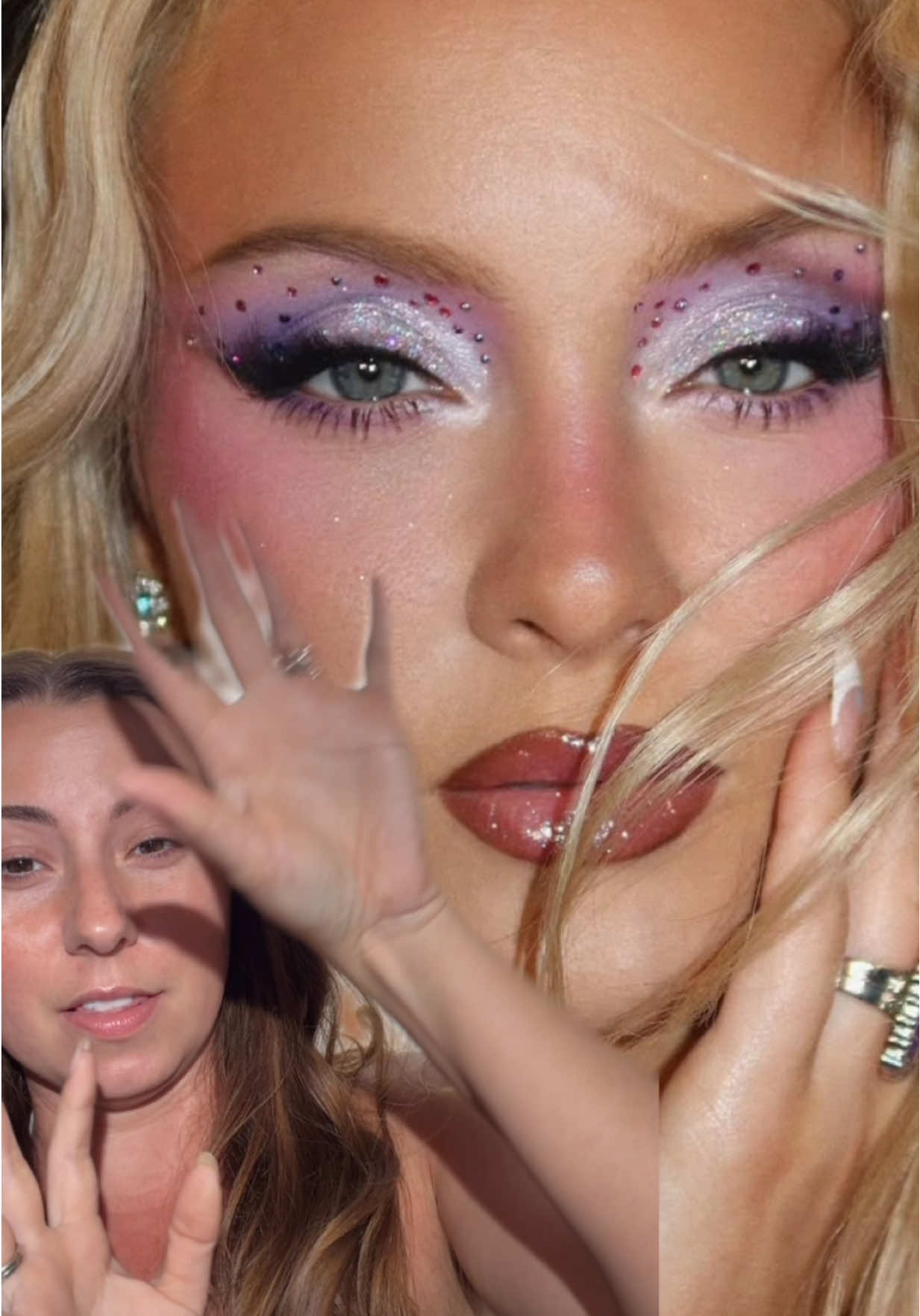 💜✨SAVE THIS so you can watch later ✅‼️ it’s a long one 😜 ib: @sophia sinot 💜✨ #makeuptips #viralmakeup 