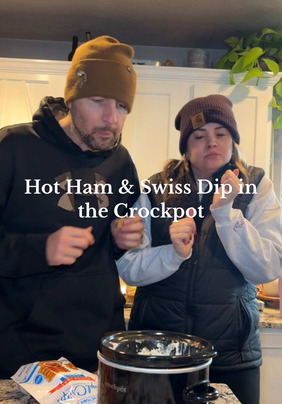 Hot Ham & Swiss Crockpot Dip Easy & delicious - also, if you need a pep talk or some positivity in your life, this video is for you 🫶🏼😘 Recipe: 8 oz cream cheese, softened 1 cup shredded Swiss cheese 1 cup chopped ham ¼ cup mayo ¼ cup sour cream 2 tbsp diced pickles 1 tbsp dill Black pepper 1 tbsp maple syrup (trust me: tiny sweetness balances the Swiss!) Thank you from the bottom of my heart for the love on my videos. Your comments, shares, reposts, mean the world to me and bring a smile to my face ❤️ #Recipe #dip #appetizer #ham #swiss 