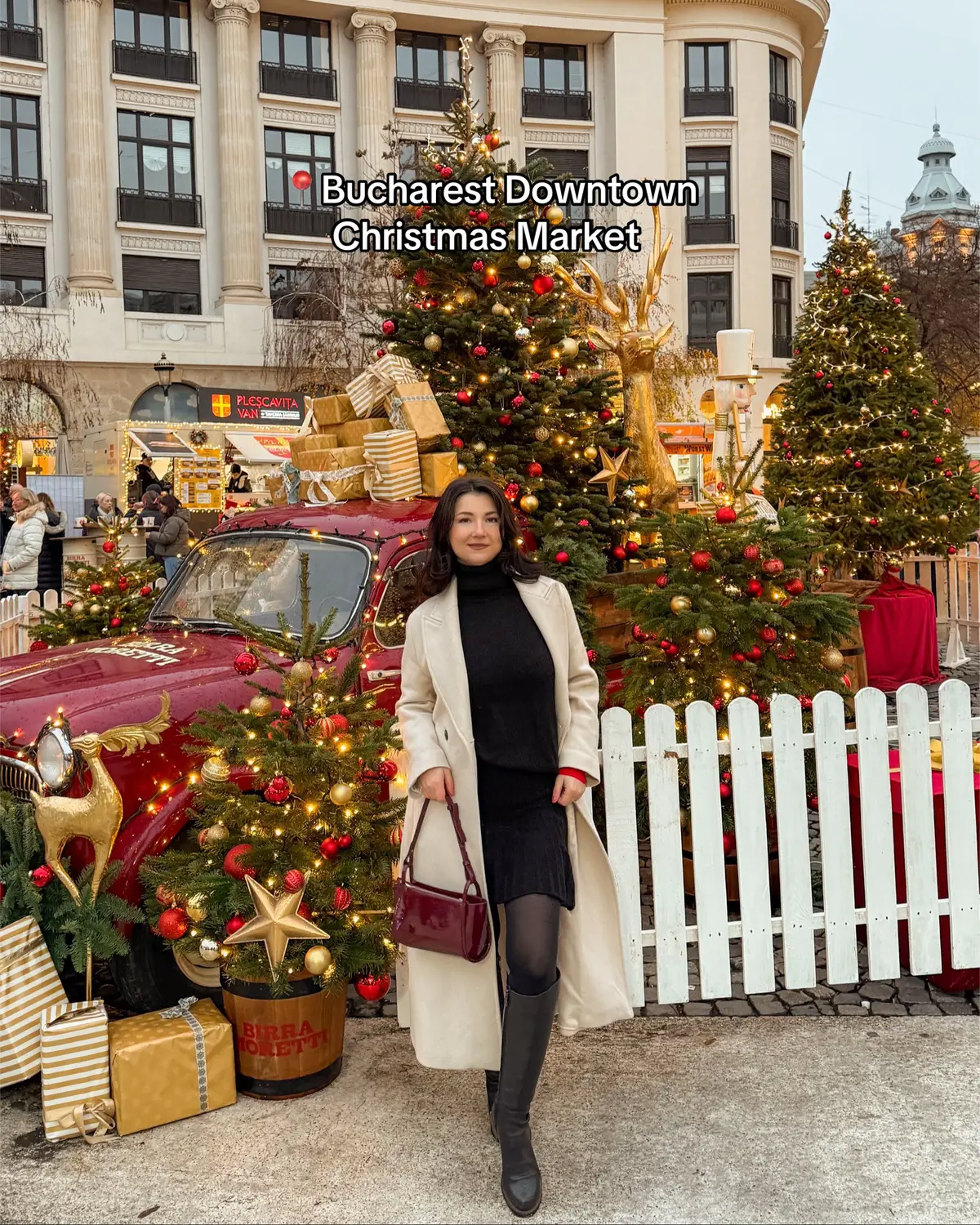 📍Târgul de Craciun Piata Universitatii 📍Atelier Iris 📍Corinthia Grand Hotel du Boulevard Zara coat new Trendyol knit set Sinsay bag Boots from Bestsecret #bucurești #locuridecraciun #targuldecracraciun #targdecraciunbucuresti 