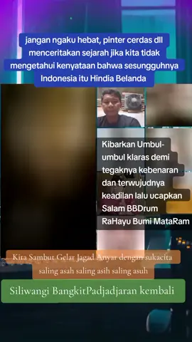 Tidak ada kata lelah demi menyelamatkan jiwa jiwa agar tidak terulang sejarah keji dalam kekuasaan kasultanan Islam dan Hindia Belanda yang berubah nama menjadi Indonesia. #RahayuBumiMataram #SalamBBDrum 
