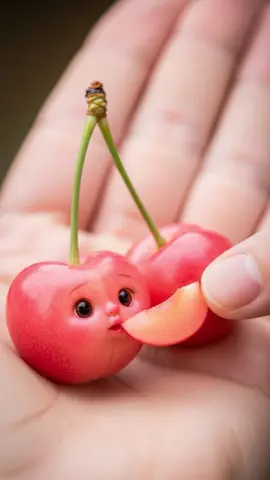 おいちぃ〜😋 #asmr #かわいい #咀嚼音 #さくらんぼ 