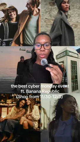 RUN!! To the @Banana Republic cyber monday event! #bananarepublicpartner