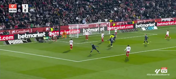 Girona 1 vs 1 real madrid.. Mbape Goal... vincius penalty #realmadrid #spain #laliga #girona #mbappé 