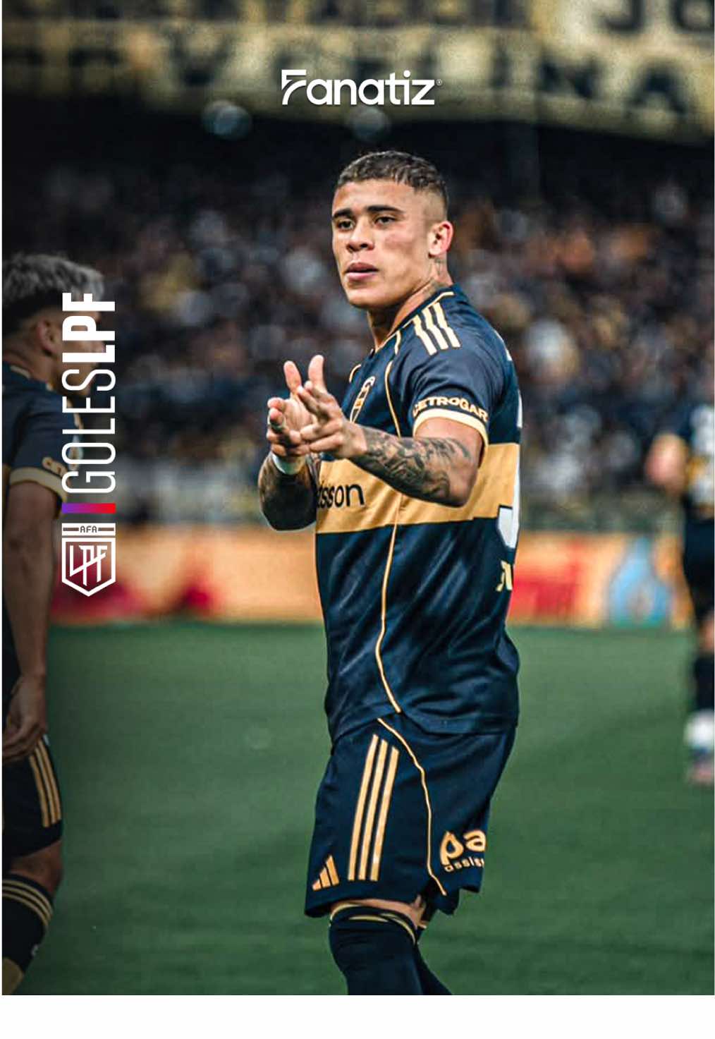 💙💛 GOL DE BOCAAA! Ayrton aprovechó el rebote y puso el 1-0 ante Argentinos Juniors en el arranque del partido. El Xeneize pega primero en la Bombonera. 🔵🟡⚽️ 📺 Disfrutá TODA la Liga Argentina en VIVO y en HD en #Fanatiz 📲 Disponible fuera de 🇦🇷🇧🇷🇨🇱 #Boca #ArgentinosJuniors #AyrtonCosta #Fanatiz