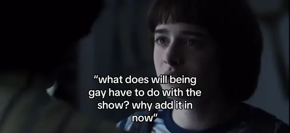 it’s BEEN a main theme of the show!!! if they ditch his queerness storyline at will gaining powers bc of his self acceptance i’m gonna need more 😭😭 it breaks my heart to be left with scraps after al this development #strangerthings #willbyers 