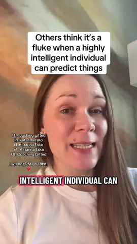 Highly intelligent individuals are good at predicting things because they have good pattern recognition skills, good memory, they have a lot of information and knowledge about a variety of things thanks to their curiosity and they trust their intuition. They also are able to read people and anticipate their behaviour correctly.  #highintelligence #highlyintelligent 