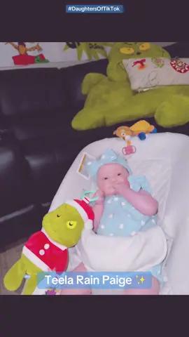 @cheyenne_paiige your little #RainDrop couldn’t wait any longer for her grinch plushie 🥰 #grinch #christmasTikTok 