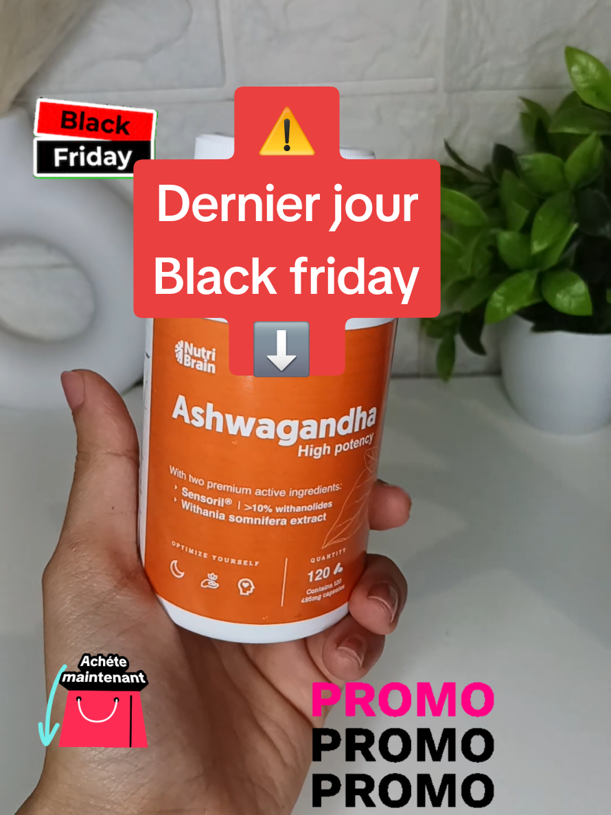 Ashwagandha aide à réduire le stress #ashwagandha  #tiktokshopblackfriday  #ouvretesoffres 