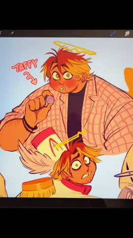 I LOVE ABEL 🪽💛✨ #hazbinhotel #abelhazbinhotel #myart #fyp #lutehazbinhotel 