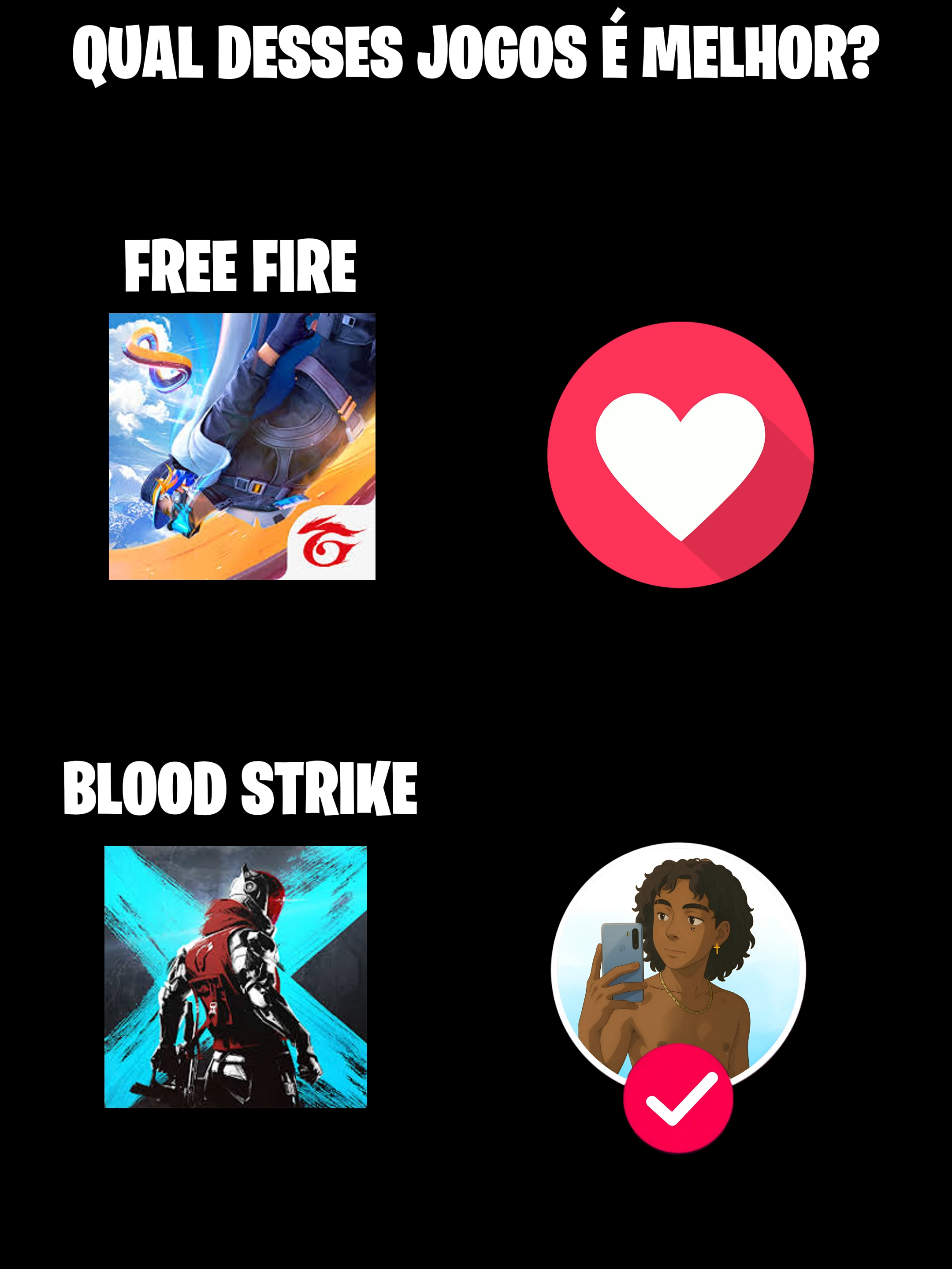 QUAL DESSES JOGOS É MELHOR? #bloodstrike #freefire #game