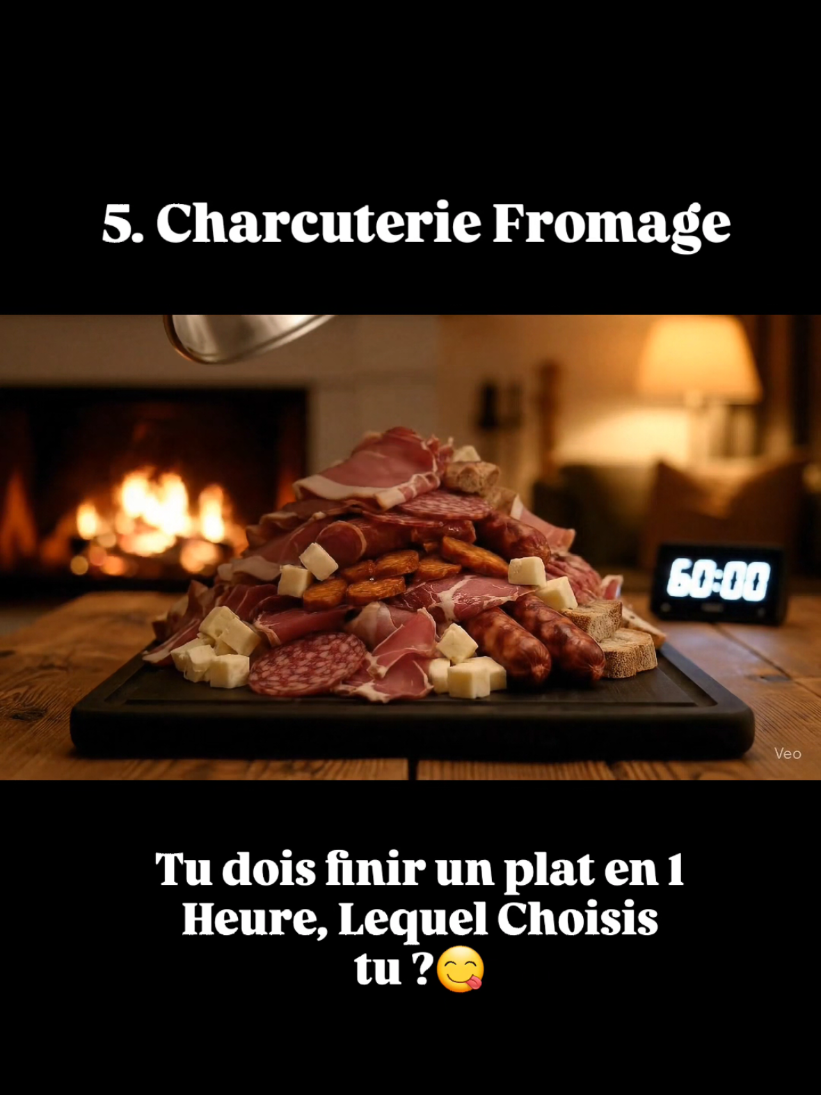 Tu a 1 Heure Pour Manger Un de Ces Plats 🥩 #satisfyingvideo #ASMR #food #ai #aivideo 