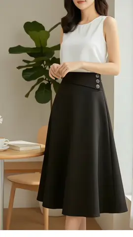 Chân váy xòe có túi 2 bên tiện#quanaonu #fashiontiktok #thoitrangnu #chanvay #vayxinh 