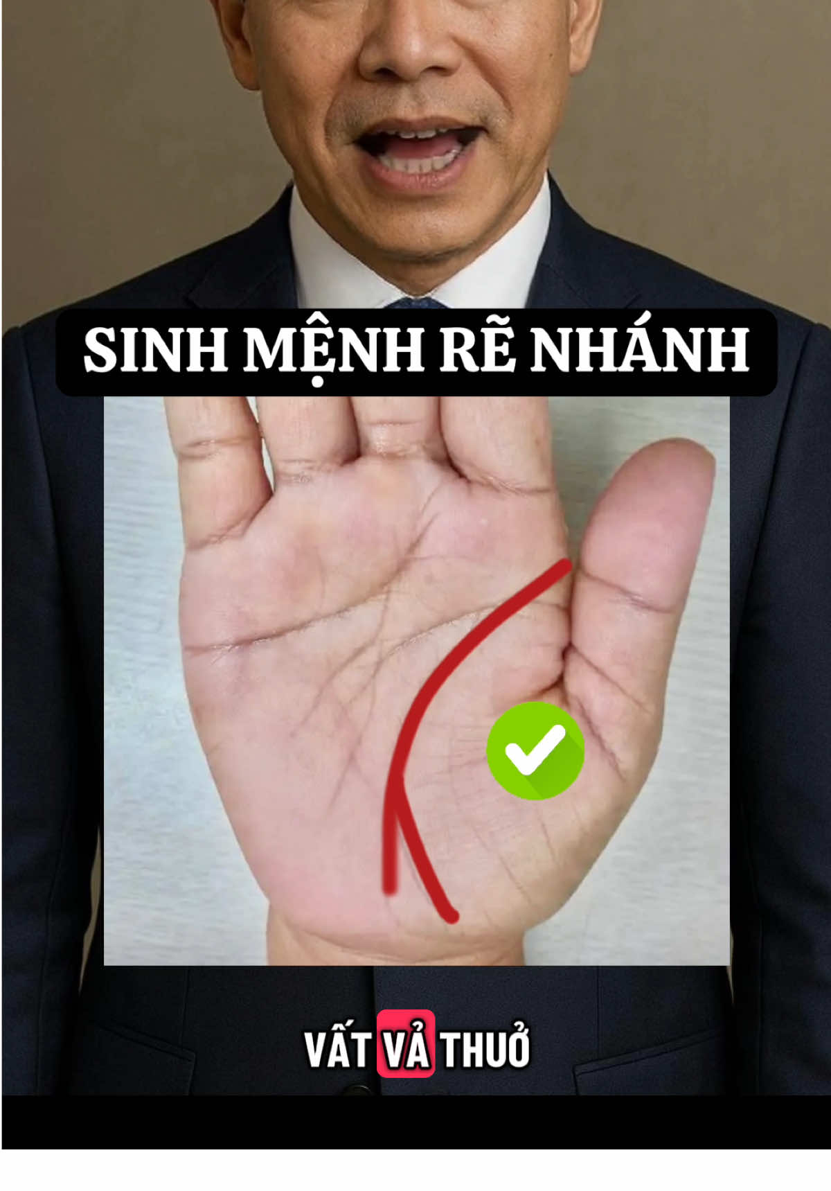 SINH MỆNH RẼ NHÁNH - SƯỚNG HAY KHỔ #vậnmệnhradio #LearnOnTikTok #boichitay #xemboi #xemchitayonline 