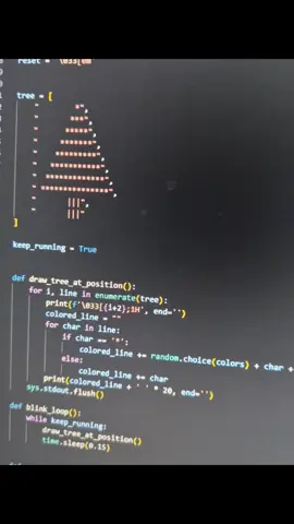 Happy december ❄️ @.  #christmas #december #program #python 