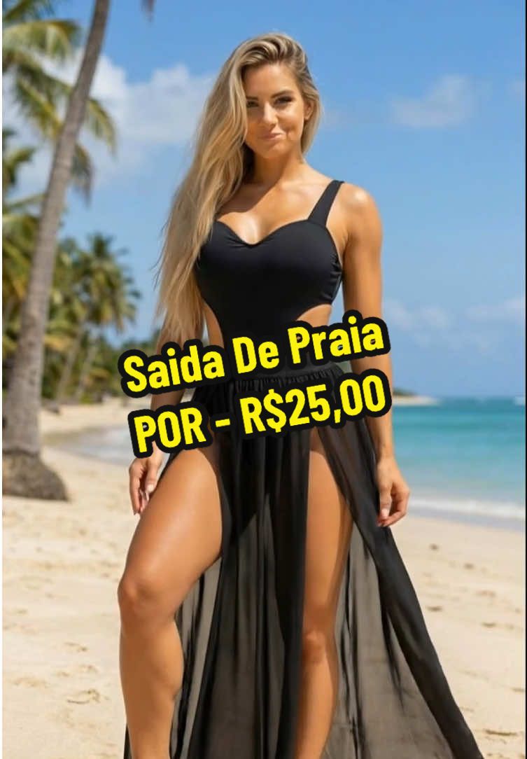Saida De Praia Saia Longa #modapraia #praias #tiktokshop 