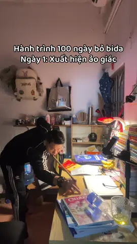 Mới bỏ được có mấy tiếng đã xuất hiện ảo giác #cachbobida #bida #hanhtrinh100ngay  #xh #th 