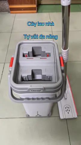 Bộ Cây Lau Nhà KITIMOP PRO MAX, thùng 2 ngăn tự vắt thông minh, chổi lau nhà xoay 360 độ,3 miếng lau#thinhhanh #xuhuong #dogiadung 