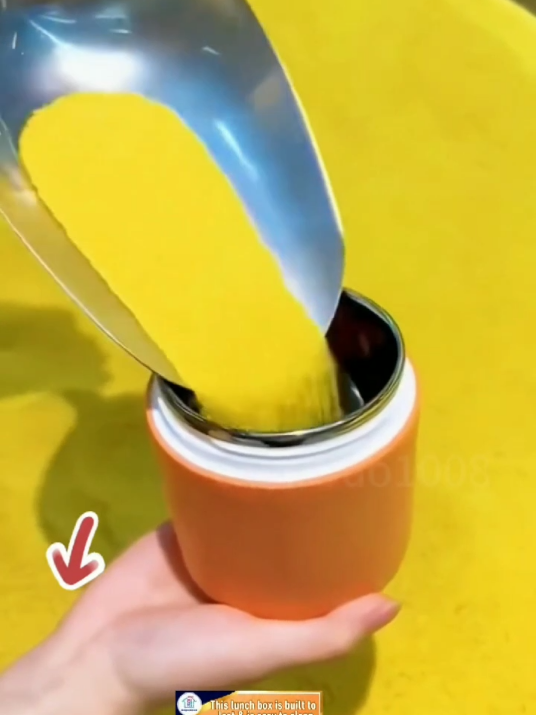 Vacuum Soup Cup Food Container Mini Thermal Lunch Jar With Spoon Insulated Stainless Steel Canister Tumbler Tin With Spoon Plastic #tiktokphillipines #foryou #fyp #goodthing #cup 