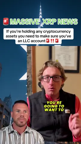 PROTECT YOUR CRYPTO ASSETS! Don't hold on exchanges or a cold wallet without connecting to your LLC account ⚠️ #xrp #xrpnews #rpcommunity #xrpnewstoday #100kviews 