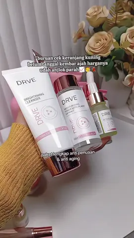 drve skincare paket lengkap🥰 #skincare #skincareroutine #drve #acne #glowingskin 