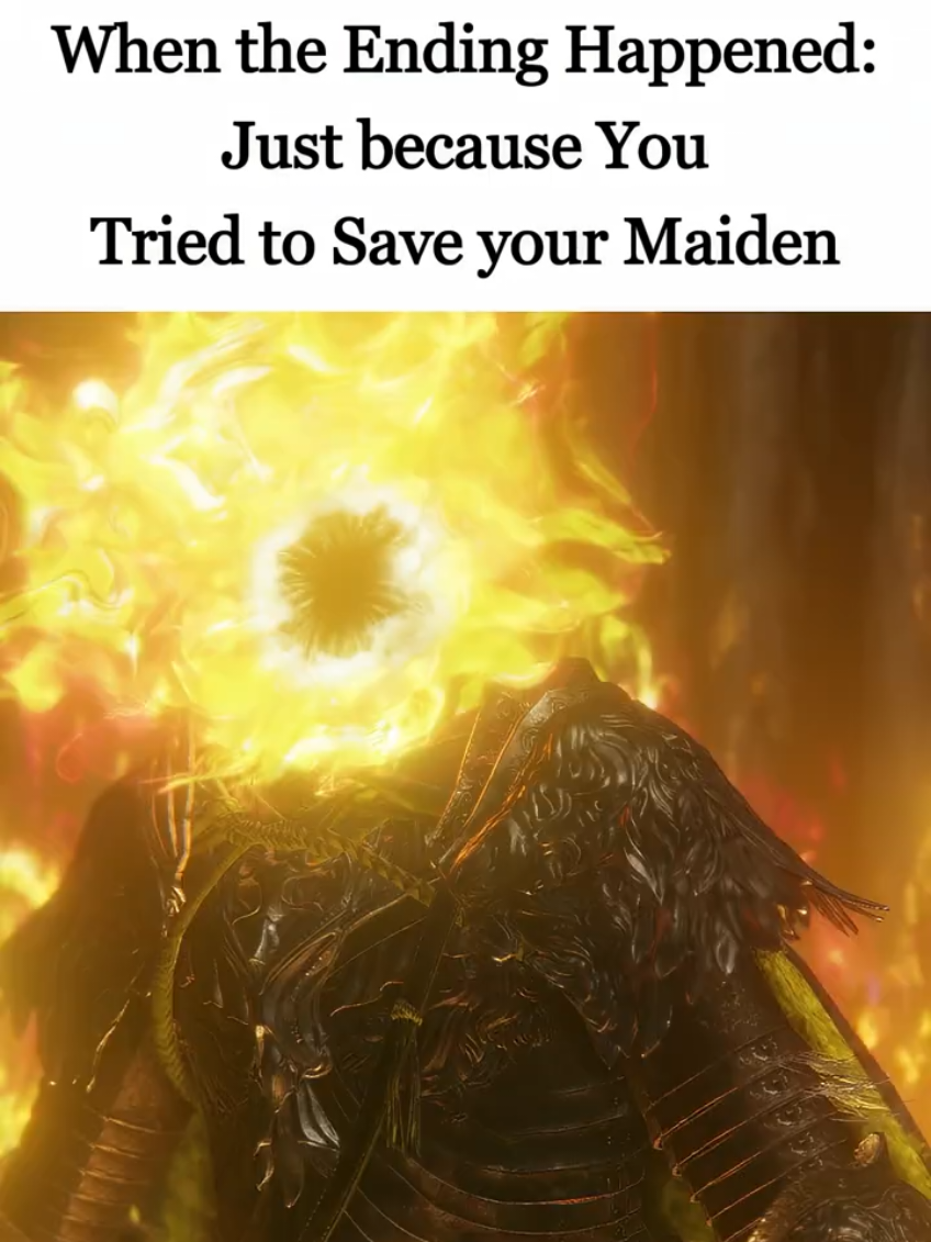 Lord of Frenzied Flame Ending!!🔥#eldenring #darksouls #gaming #fromsoftware #nightreign 