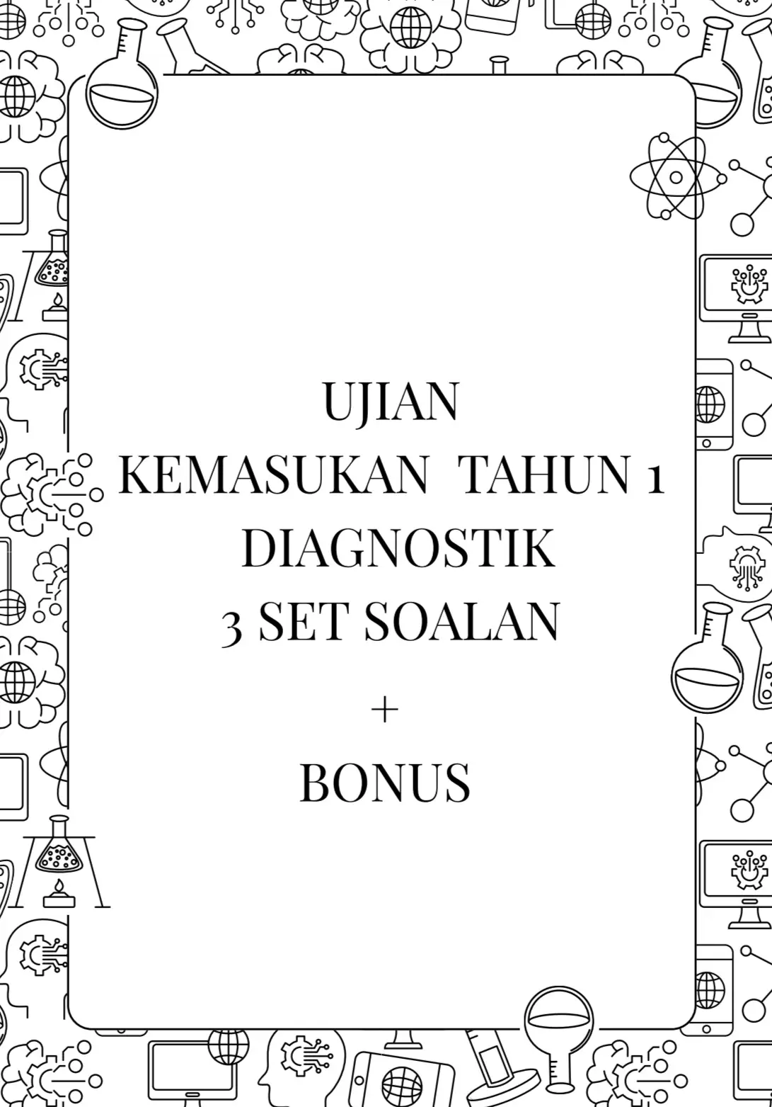 Mak ayah, Ni contoh Soalan Ujian Diagnostik Kemasukan Tahun 1, Ada sekolah akan adakan Ujian Diagnostik Tahun 1 Untuk tentukan kedudukan kelas. Jom Buat sama2 dengan anak #tahun1 #fyppppppppppppppppppppppp #2026 #ujiandiagnostiktahun1 