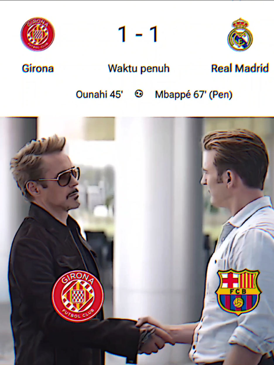 Ada yang longsor tapi bukan tanah🤭 #realmadrid #girona #barcelona #mbappe #laliga #fyp