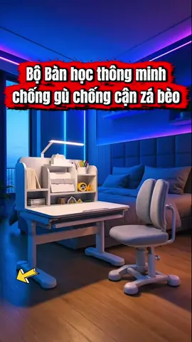 Bàn học thông minh zá bèo #banhocthongminh #banhoc #banhocgapgon #banhocsinh #xuhuong 