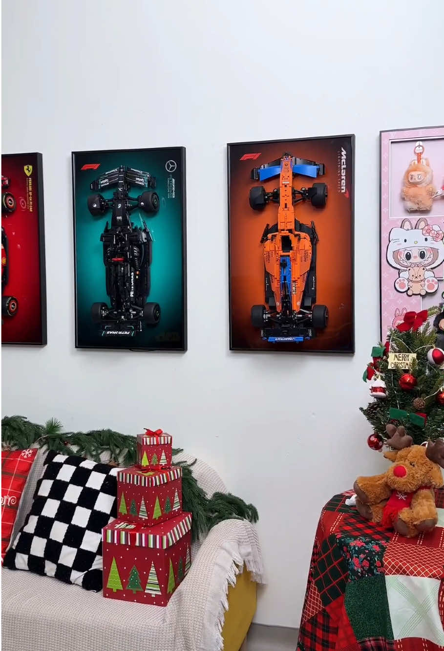 LEGO McLaren wall Display frame #lego #icuanuty #legodisplay #f1 #legoframe 