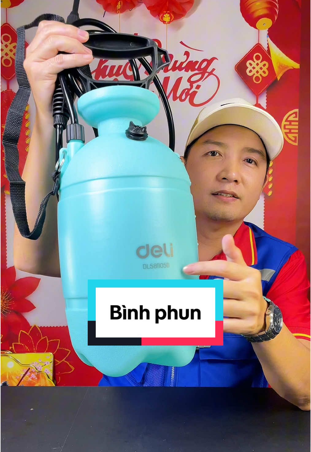Bình xịt tưới đa năng Deli chính hãng #binhtuoicay #binhphunthuoctrusau #muataitiktok 