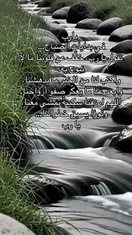 في بدايات الصباح… نقول يا رب، خفّف عن قلوبنا ما لا نبوح به، واكتب لنا من الخير ما يدهشنا، وابعد عنا ما يعكّر صفو أرواحنا. اللهم ارزقنا سكينةً تمشي معنا، ونورًا يسبق خطواتنا… يا رب