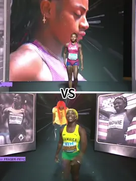 Who’s Better? Sha Carri Richardson VS  Shelly Ann Fraser Pryce  100m legends#shacarririchardson #american #gold #fyp #athletics 