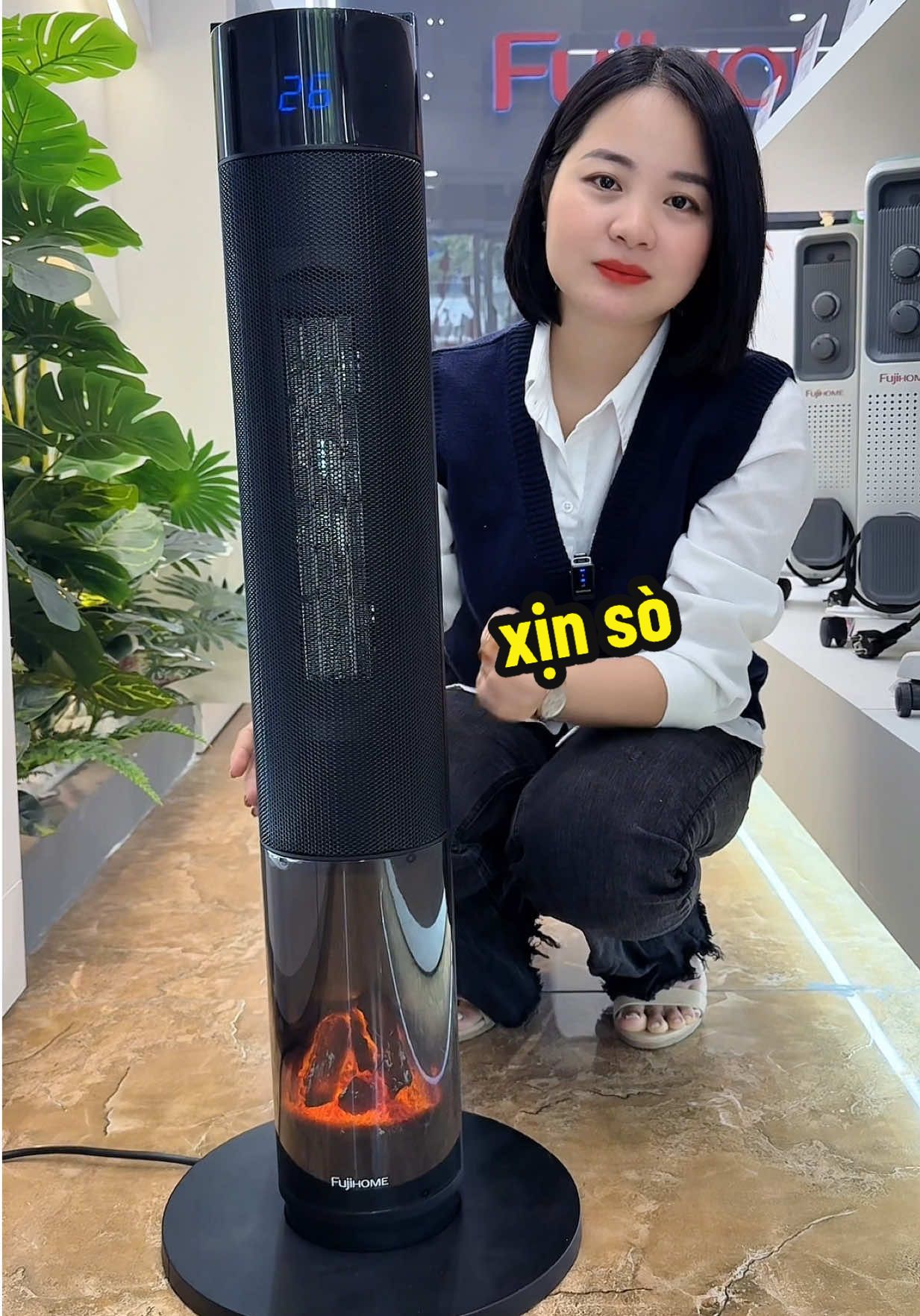 Máy sưởi ấm áp cho mùa đông không lạnh #haxinh #quatsuoigom #quatsuoi #maysuoigom #maysuoi 