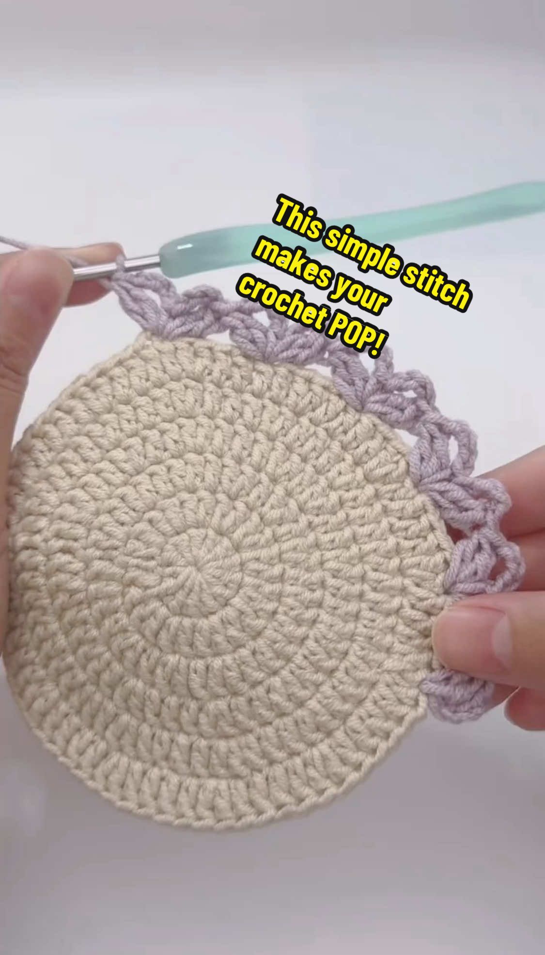 “Learn how to make a delicate lacy edging with unfinished double crochets. Perfect for borders and embellishments!” #creatorsearchinsights #CrochetLace #DIYCrochet #HandmadeWithLove #crochettutorial 