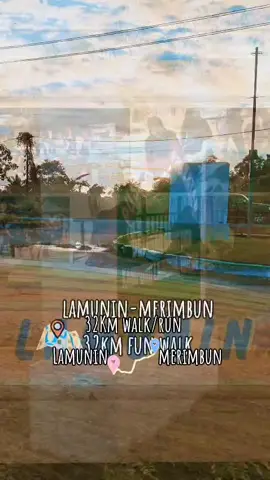 30/11/2025 FLAGOFF 0645AM BALAI RAYA GONG 3 LAMUNIN KE TAMAN WARISAN TASIK MERIMBUN SEJAUH 16KM  DAN TAMAN WARISAN TASIK MERIMBUN KE BALAI RAYA GONG 3 LAMUNIN SEJAUH 16KM TOTAL DISTANCE 32KM  ALHAMDULILLAH EVENT KAMI SUDAH SELASAI BERJALAN DANGAN LANCARNYA..  TERIMA KASIH YG HADIR SAPOTNYA..  #letswalktogether  @WaN DRONE AND CAMERAMAN TQ SO MUCH.. NANTI LAGI @TUTONG EXPLORER @tangahnya sagap @Tangahnya Bini🌻 