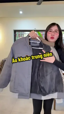 Áo khoác lót lông các bác mặc ấm lắm #quynhmet68 #thoitrangnam #aokhoacnam #aotrungnien #aokhoactrungnien 