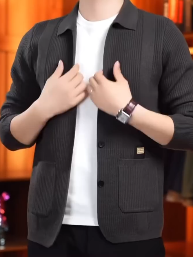 Áo len cardigan sang trọng và cao cấp cho quý ông lịch lãm