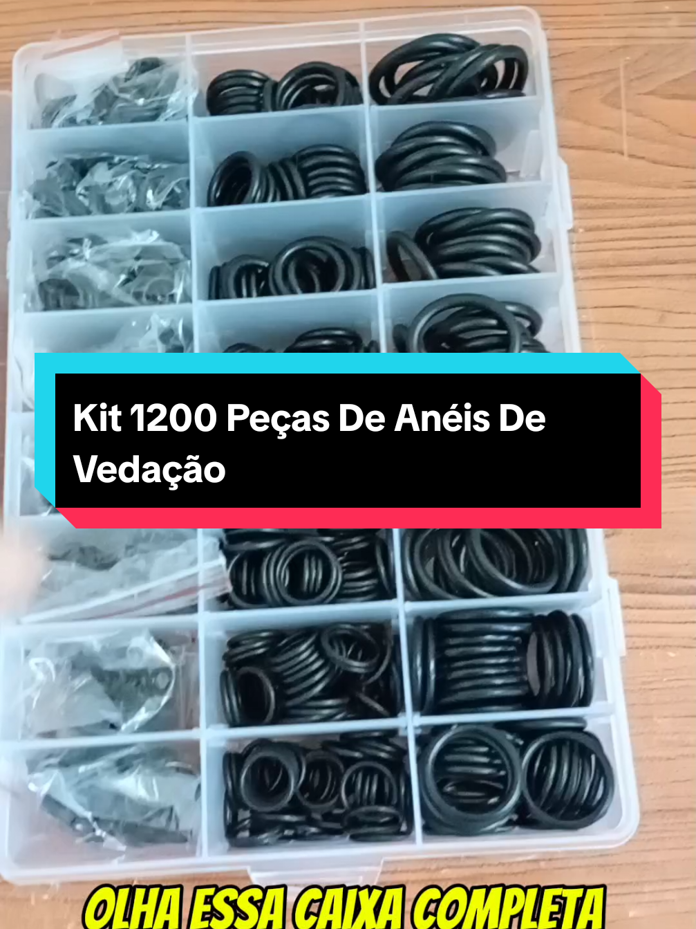 Kit 1200 Peças Anel De Vedação Junta De Borracha O-Ring Sortidos Com Caixa De Anéis De Vedação Para Torneira #tiktokshopblackfridaybr #tiktokshop1212br #aneisdeborracha #juntadeborracha #aneldevedacao 