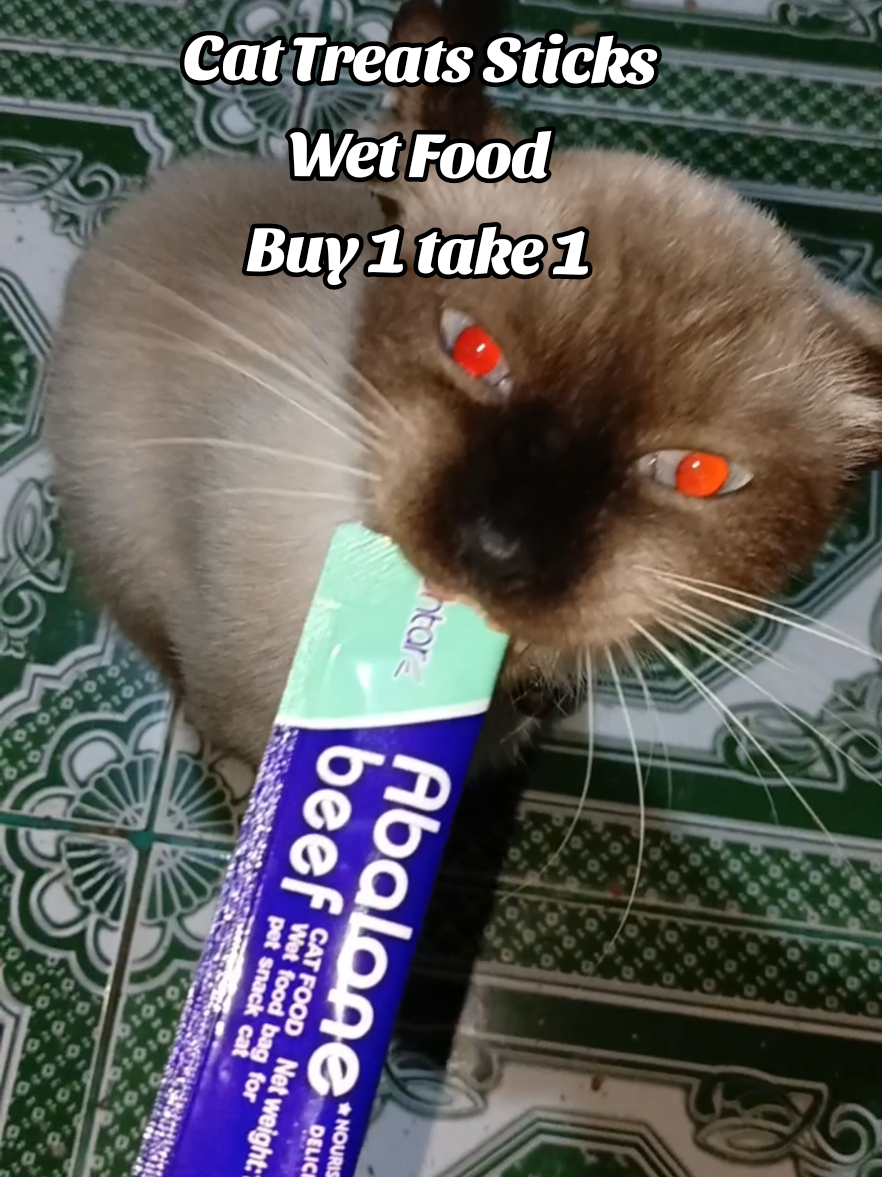 Cat Treats Sticks Wet Food Buy 1 take 1 affordable fave ng Siamese cat ko sulit na yan click the yellow basket check out na guys  #creatorsearchinsight #cattreats #cattreat #cattreatstick #vhecmc 