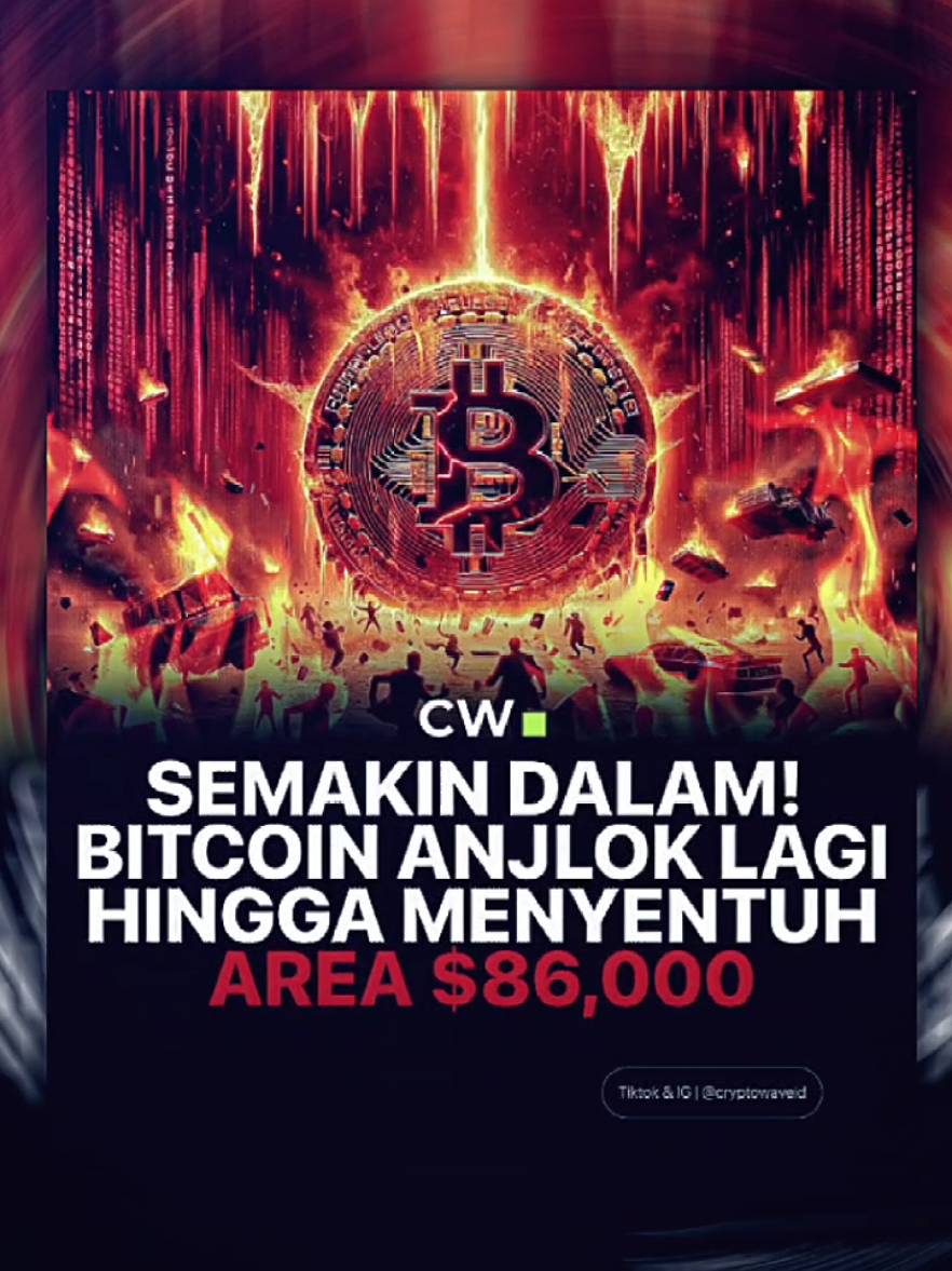 BREAKING NEWS 🚨  Bitcoin kembali koreksi lagi hingga menyentuh area $86,000. Bagaimana posisi kalian? Apakah tetap aman? #cryptowave #crypto #crypyocurrency #bitcoin #fyp  @CryptoWave 