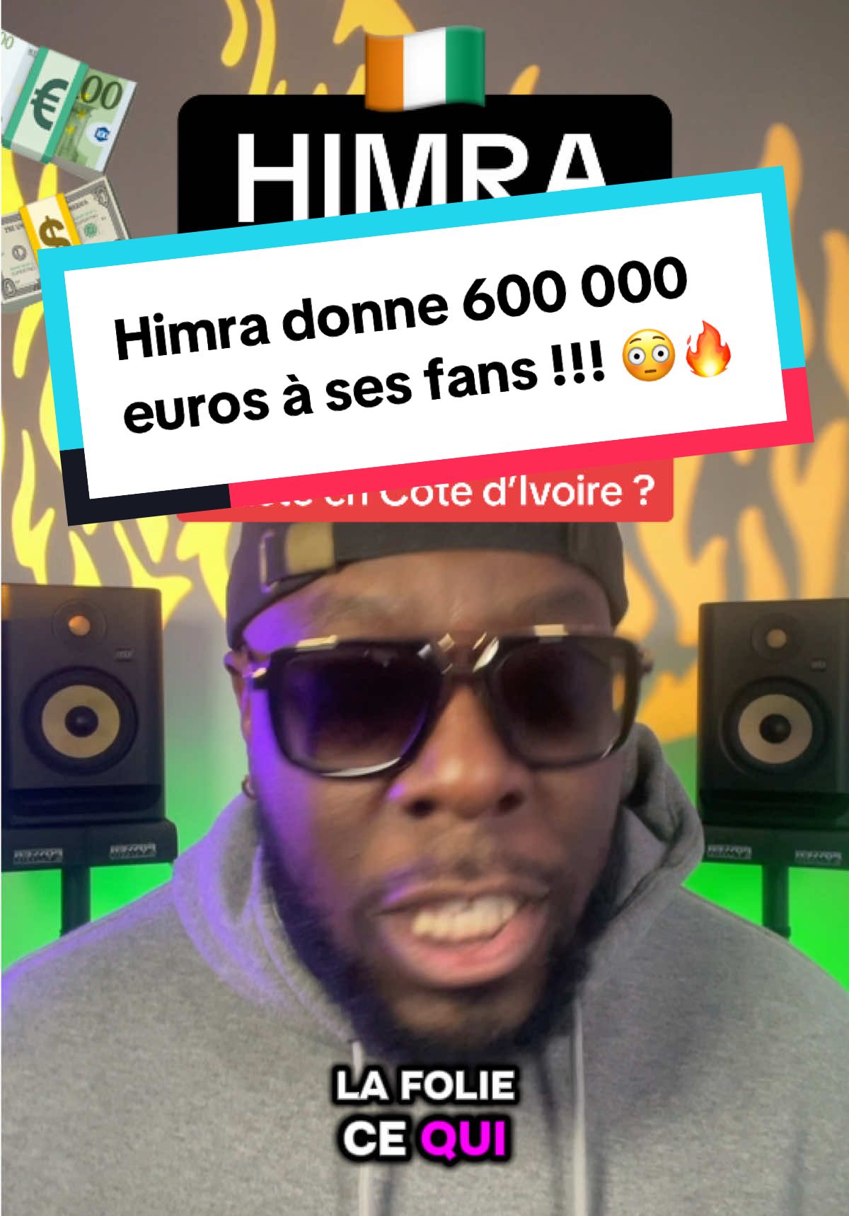L’artiste ivoirien Himra a distribué 600 000 € à ses fans en quelques jours, un geste de générosité, incroyable qu’on n’avait jamais vu !! Himra est vraiment un phénomène, c’est peut-être le plus grand artiste en Côte d’Ivoire qu’en pensez-vous ? #himra #cotedivoiretiktok🇨🇮 #actu #argent #buzz 