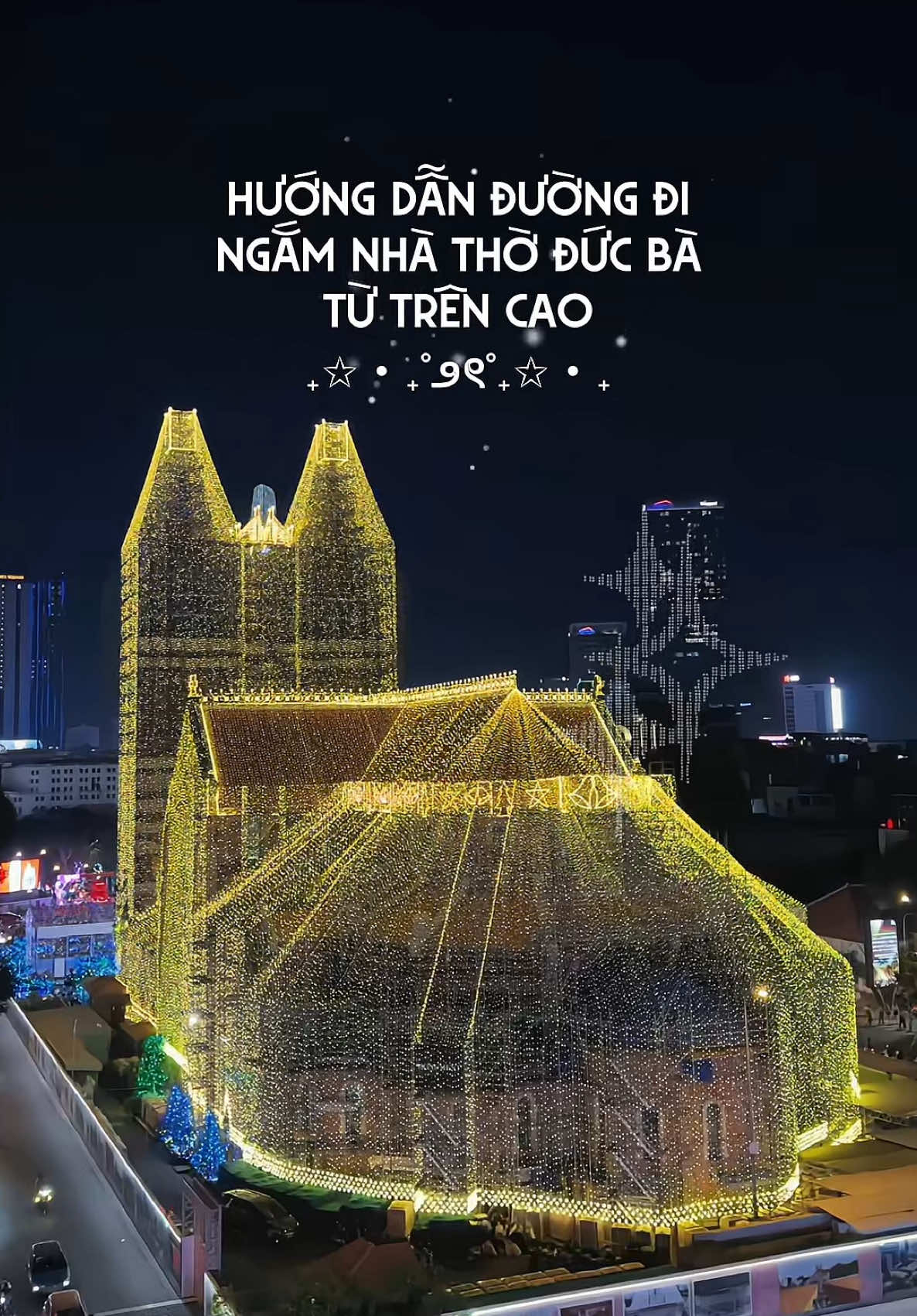 Nhà thờ Đức Bà lên đèn rồi, đi check in thôiii  #saigon #nhididau #nhathoducba #giangsinh2025 #giangsinh 
