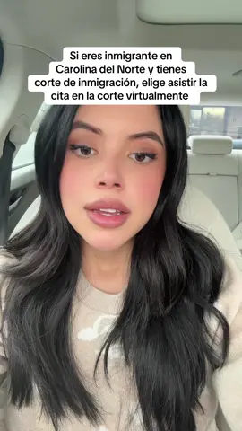 Sí es su primera cita en la corte (master calendar hearing), puede hacerlo virtualmente sin archivar una moción. Si es otra cita (individual) puede archivar la moción y se lo refieren a un juez que lo pueda hacer virtualmente! #inmigracion #inmigrantes #carolinadelnorte #charlottenc #fyp 