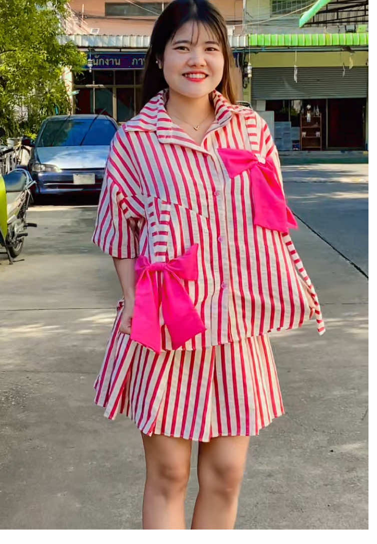 ချည်ဖောင်းကြွ ဝမ်းဆက် Liveထဲမှာတန်တန်လေးနဲ့ယူနော်💗#foxyfashion #thailand🇹🇭 #dress 