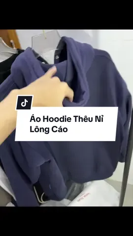 Áo Hoodie Thêu Nỉ Lông Cáo dày dặn mặc mùa đông này siêu ấm😍👆👆#aohoodienamnu #aohoodie #xuhuongg #xuhuongtiktok #affiliate 