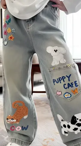 Quần Bò Dài Ống Suông Quần Jeans Ống Rộng Thời Trang Cho Bé Gái Size Đại Từ 20-48Kg Ch4ất Vải Jeans Mềm Phong Cách Dành Cho Bé#bothudongchobe #bothudongchobegai #bodaitaybegai #bodaitaybegai #bobe 