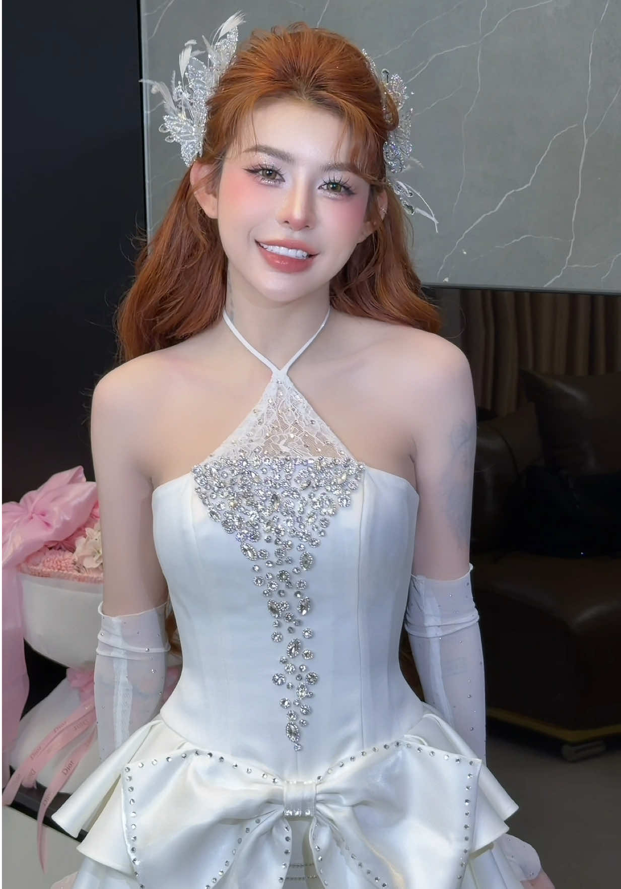 @HANA CẨM TIÊN 🎀 tối qua diễn tại Tầm Vu - Long An…Xinh như một cô dâu luônnn phải khummm mấy bà 🥰 #NghiêuMakeUpHouse #MakeUp_Quận_8 #makeupbyme #xuhuong2025 