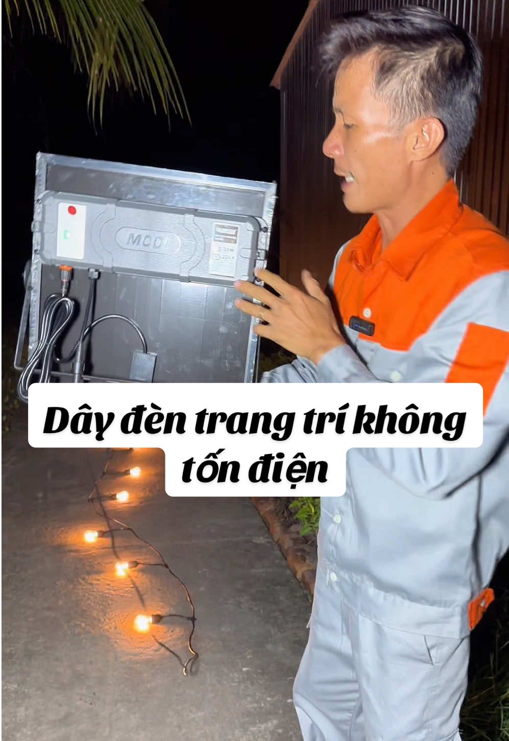 Dây đèn trang trí không tốn điện  #banangluong #dennangluongmattroi #dentrangtri #daydenledtrangtringoaitroi  @Bá Năng Lượng 